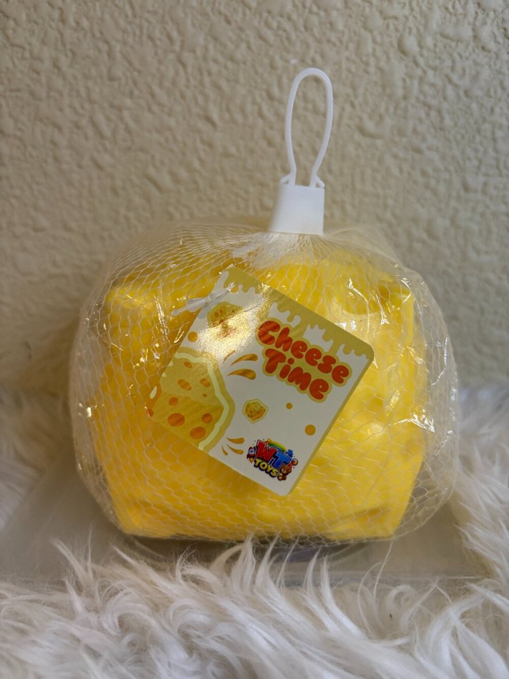 WT Toys Cheese Time Jumbo Squishy Cheese Stress Relief Sensory Toy NWT